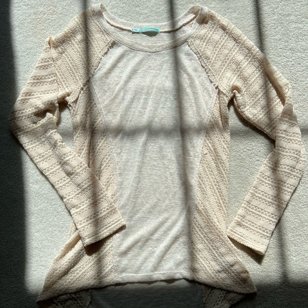Knit Sheer Top